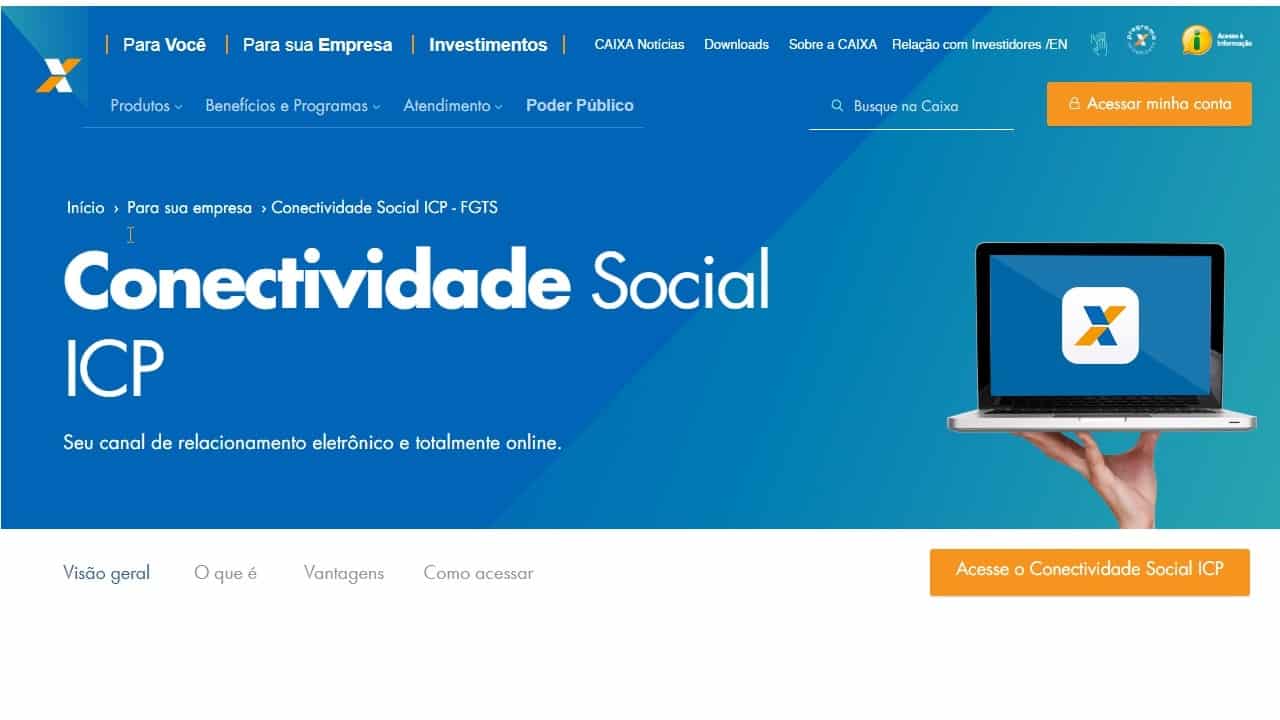 Conectividade Social ICP v2: programa da Caixa tem problema de conexão