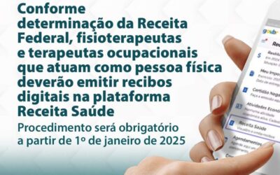 A partir de 2025, profissionais de saúde deverão emitir recibos pelo aplicativo da Receita Federal