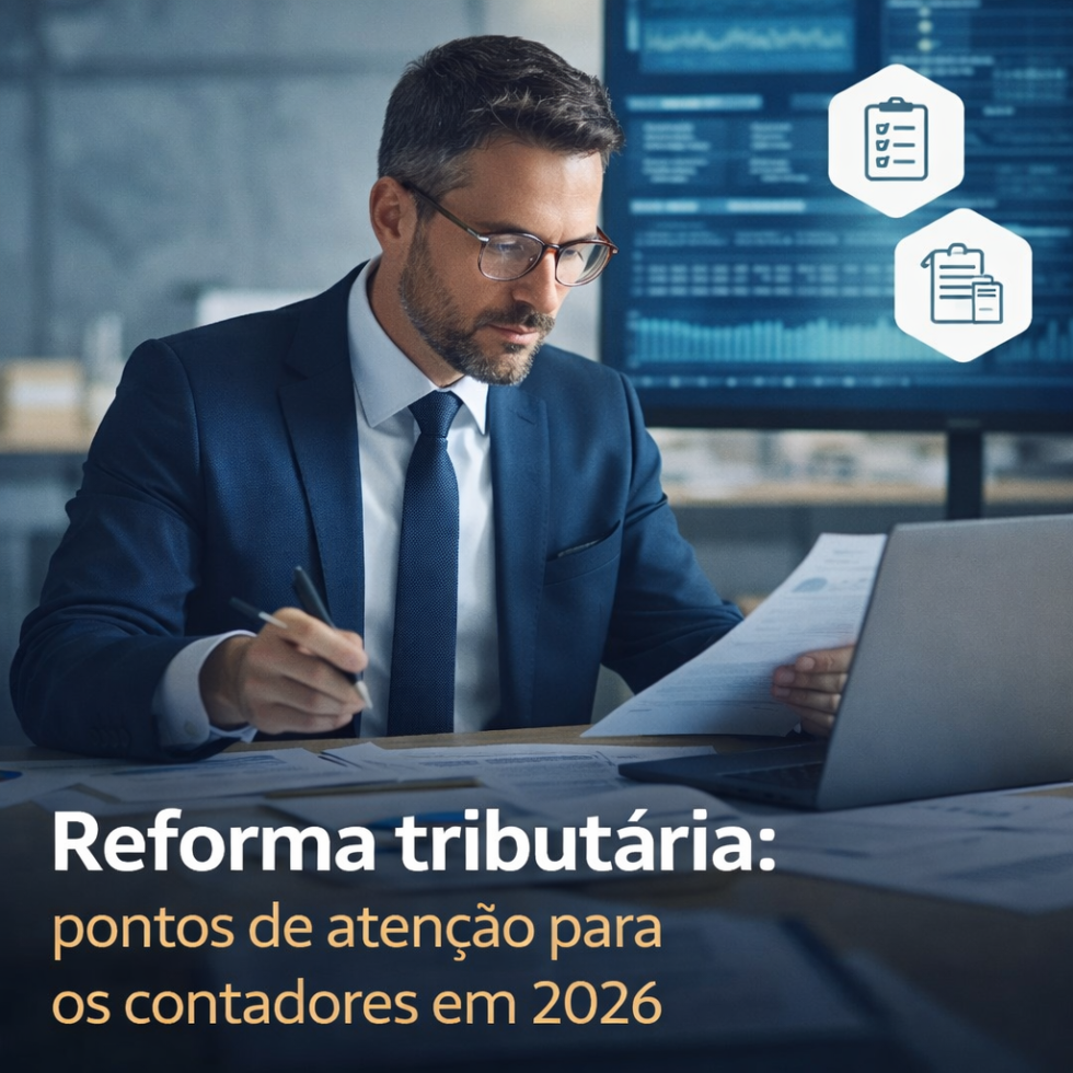Reforma tributária: pontos de atenção para os contadores em 2026