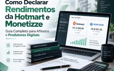 Como Declarar Rendimentos da Hotmart e Monetizze: Guia Completo para Afiliados e Produtores Digitais